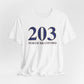 203 North Branford Unisex Jersey Short Sleeve T-Shirt