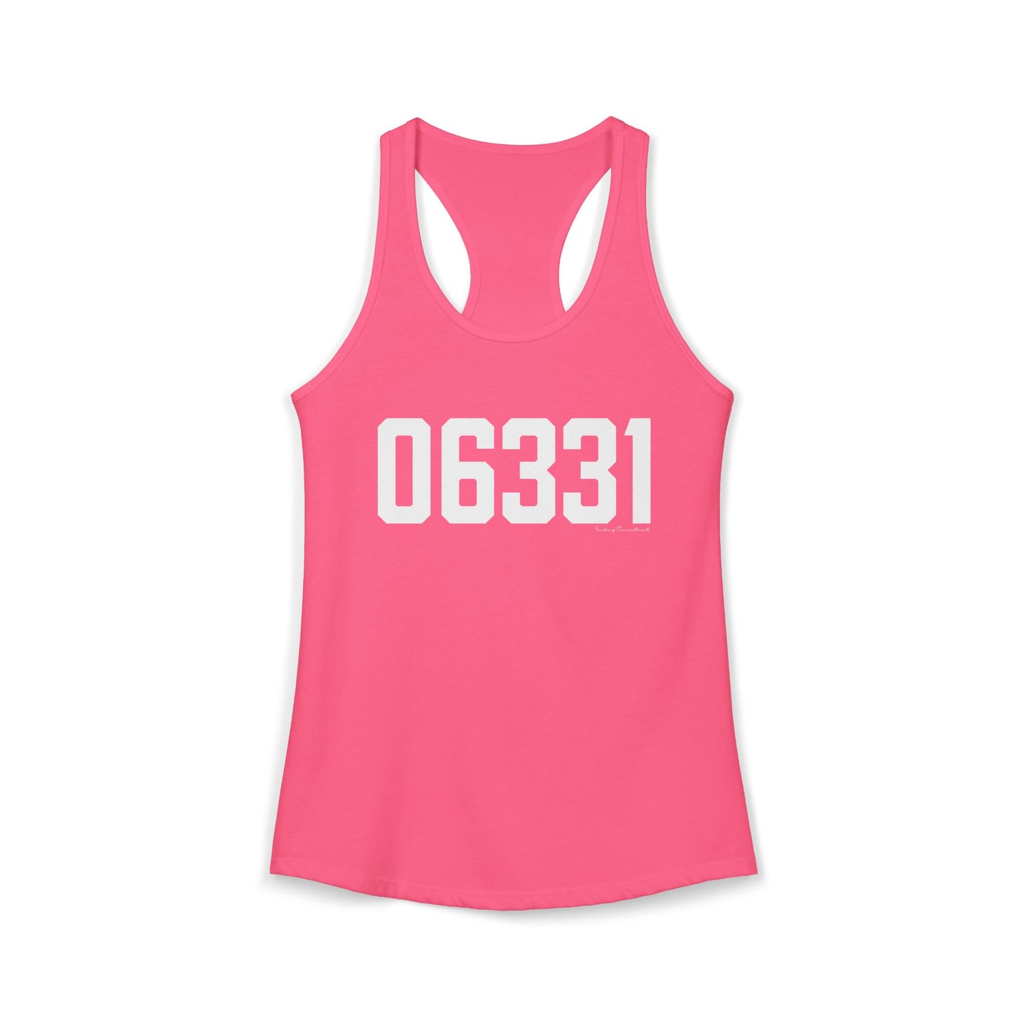 06331 Canterbury CT Zip Code Women's Ideal Racerback Tank Top