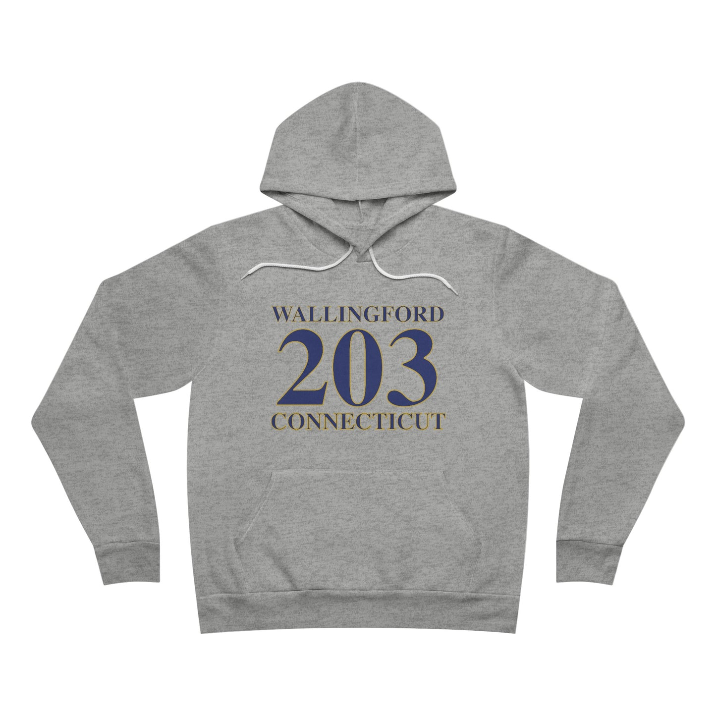 Wallingford 203 Connecticut Unisex Sponge Fleece Pullover Hoodie