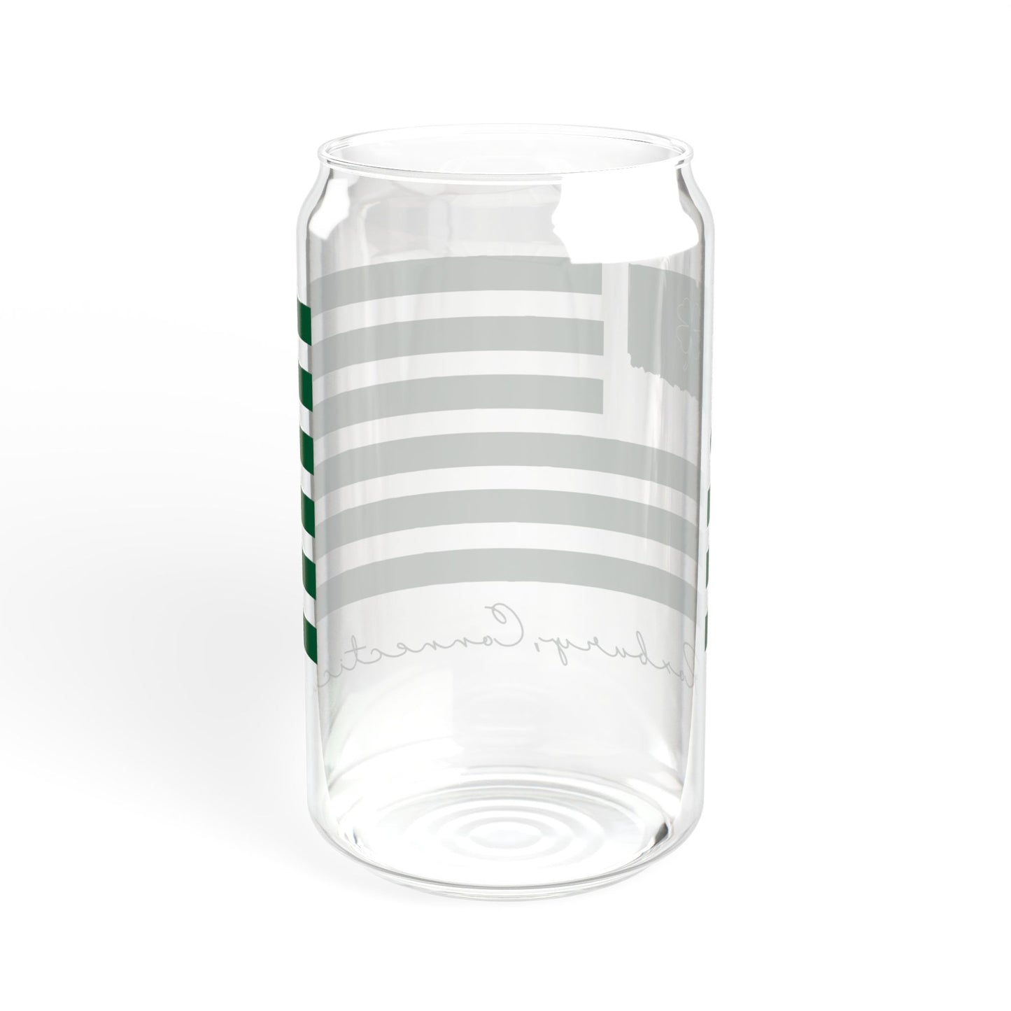 Roxbury Connecticut St. Patrick’s Day Flag Sipper Glass, 16oz