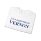 Just a kid from Vernon Unisex Heavy Blend™ Crewneck Sweatshirt