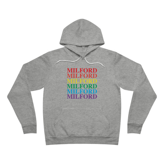 Milford Pride Unisex Sponge Fleece Pullover Hoodie