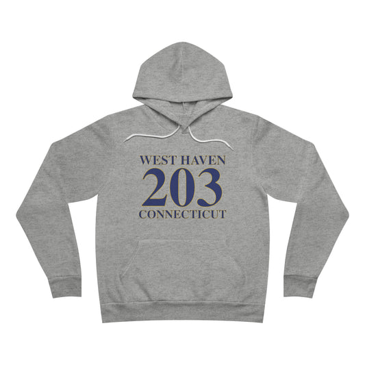 West Haven 203 Connecticut Unisex Sponge Fleece Pullover Hoodie