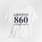 Groton 860 Connecticut Unisex Jersey Short Sleeve Tee