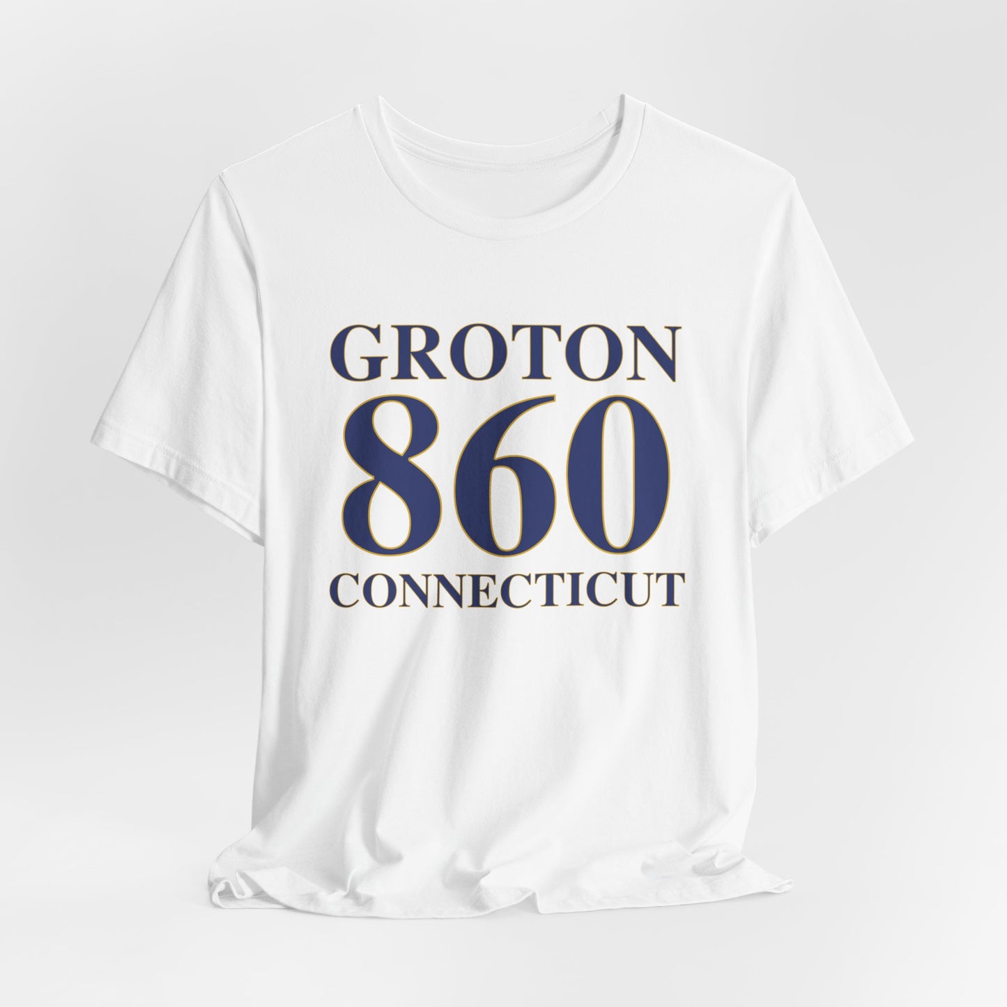 Groton 860 Connecticut Unisex Jersey Short Sleeve Tee