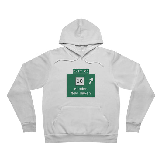 Vintage WCP Exit 60 Sign Unisex Sponge Fleece Pullover Hoodie