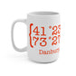Danbury Coordinates Mug 15oz