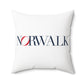 41 Tilt Norwalk Spun Polyester Square Pillow