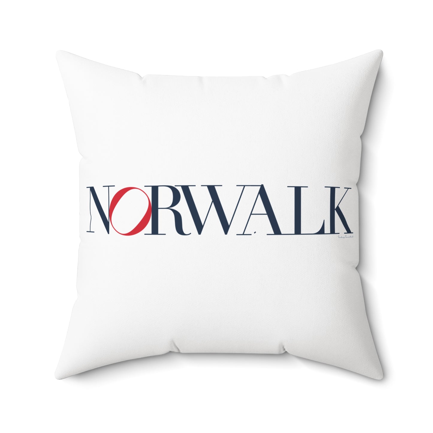 41 Tilt Norwalk Spun Polyester Square Pillow