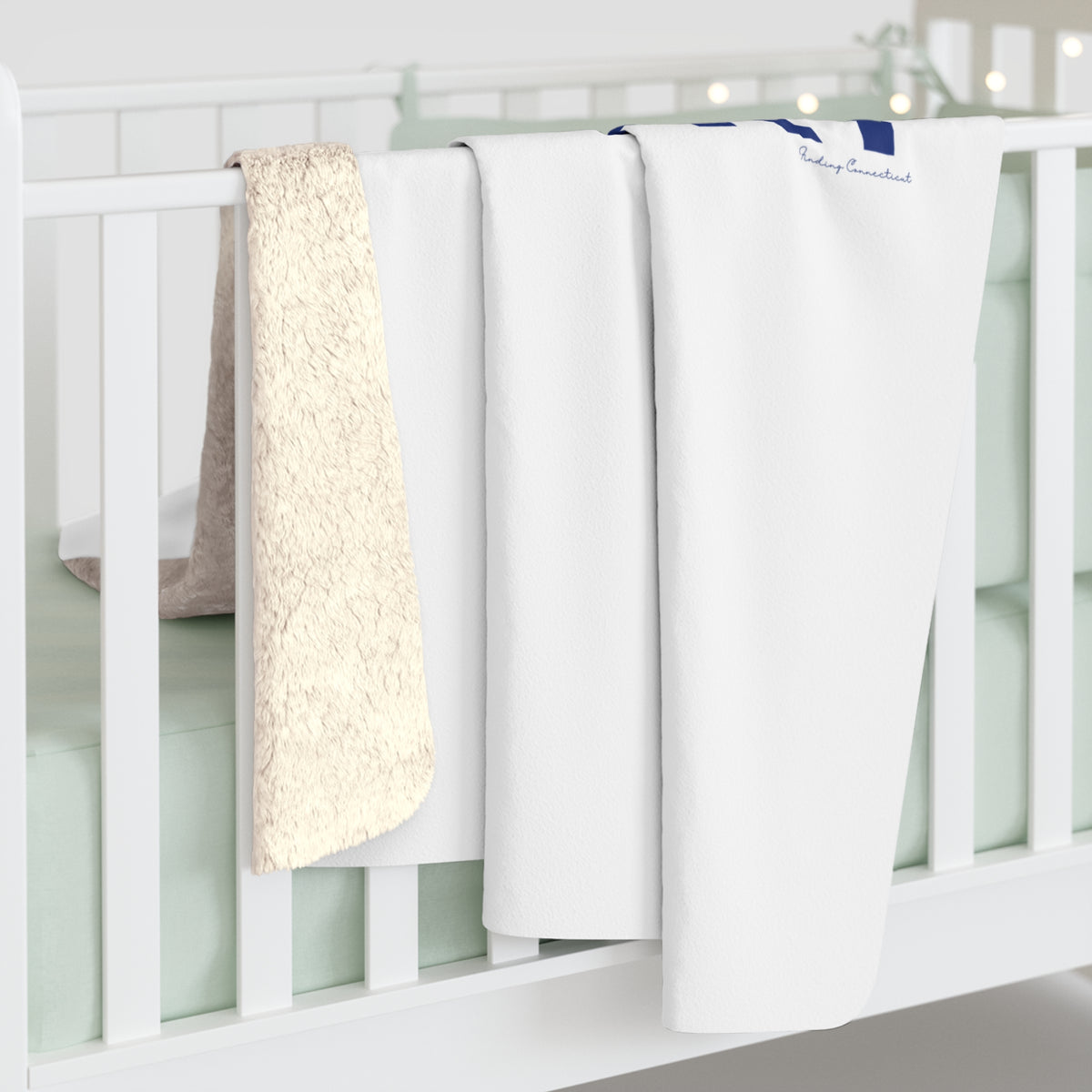 Love Bridgeport Sherpa Fleece Blanket