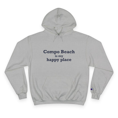 Compo Beach Is My Happy Place Champion Hoodie Sweatshirt