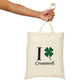 I Clover Cromwell Cotton Canvas Tote Bag