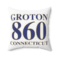Groton 860 Connecticut Spun Polyester Square Pillow