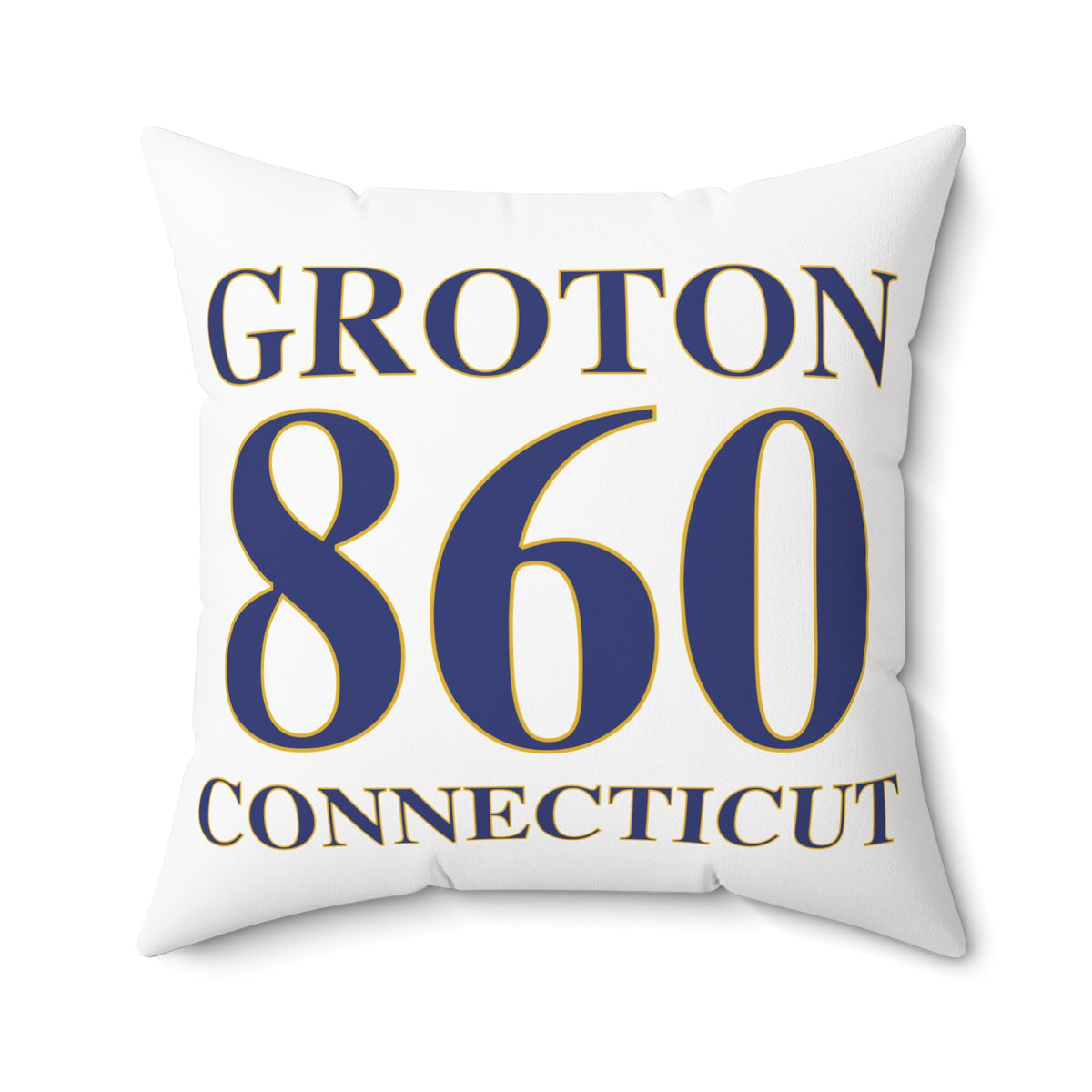 Groton 860 Connecticut Spun Polyester Square Pillow