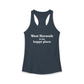 West Norwalk is My Happy Place Women's Ideal Racerback Tank Top
