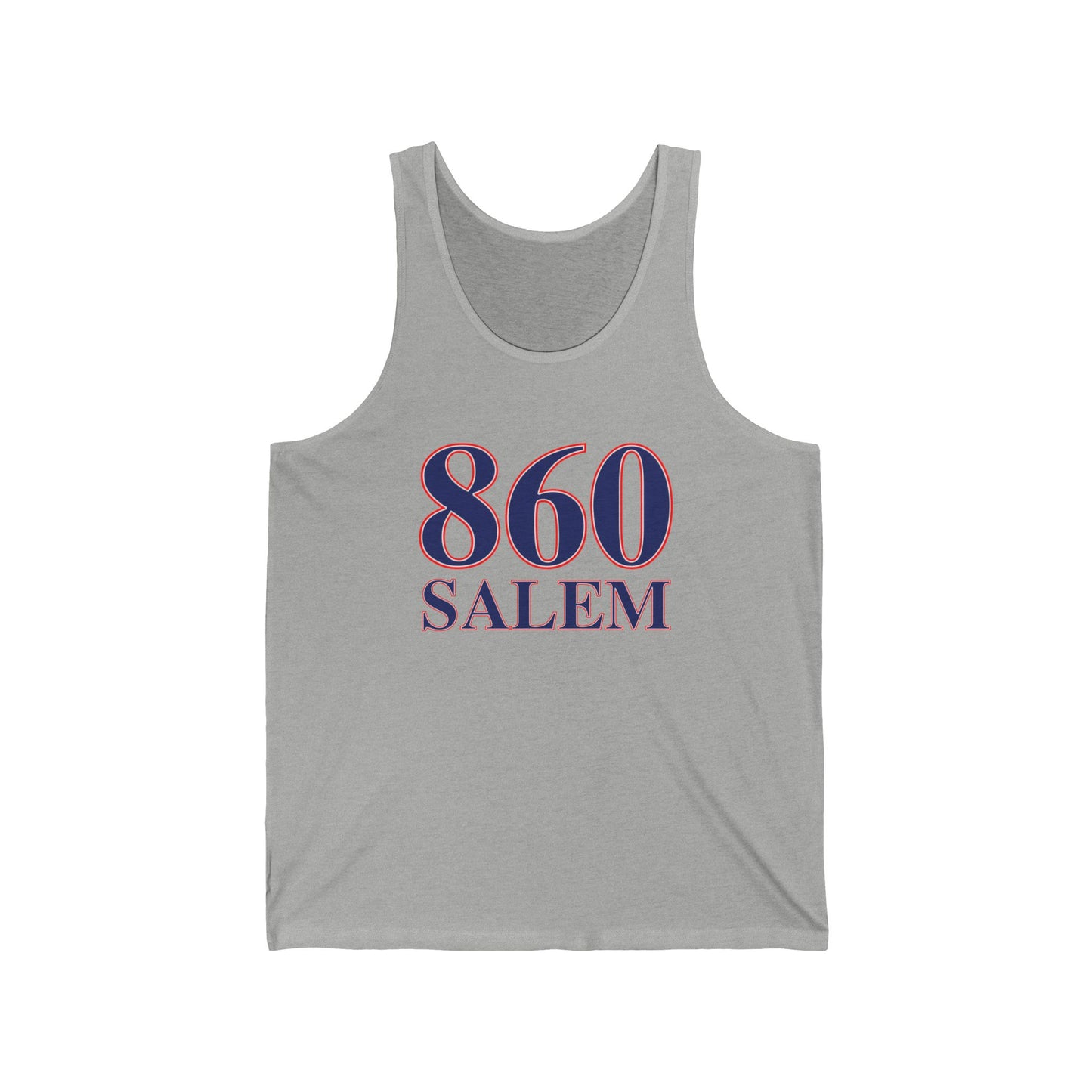 860 Salem Red White & Blue Unisex Jersey Tank Top