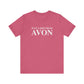 Just a kid from Avon Unisex Jersey Short Sleeve T-Shirt