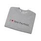 I Heart New Fairfield. Unisex Heavy Blend™ Crewneck Sweatshirt