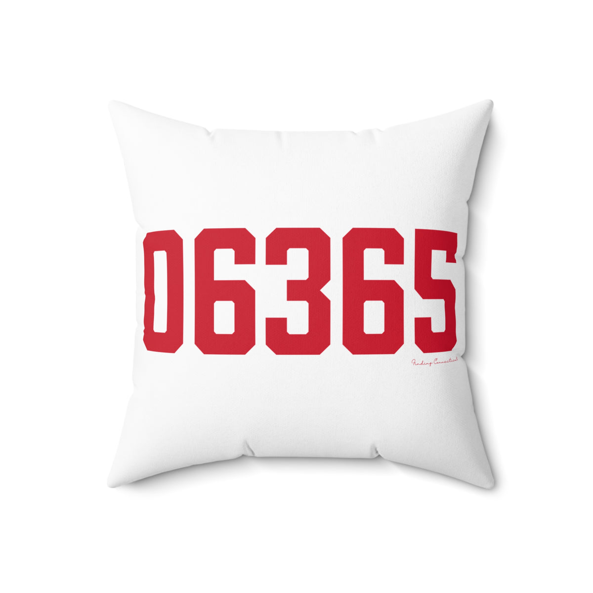 06365 Preston Connecticut Zip Code Spun Polyester Square Pillow