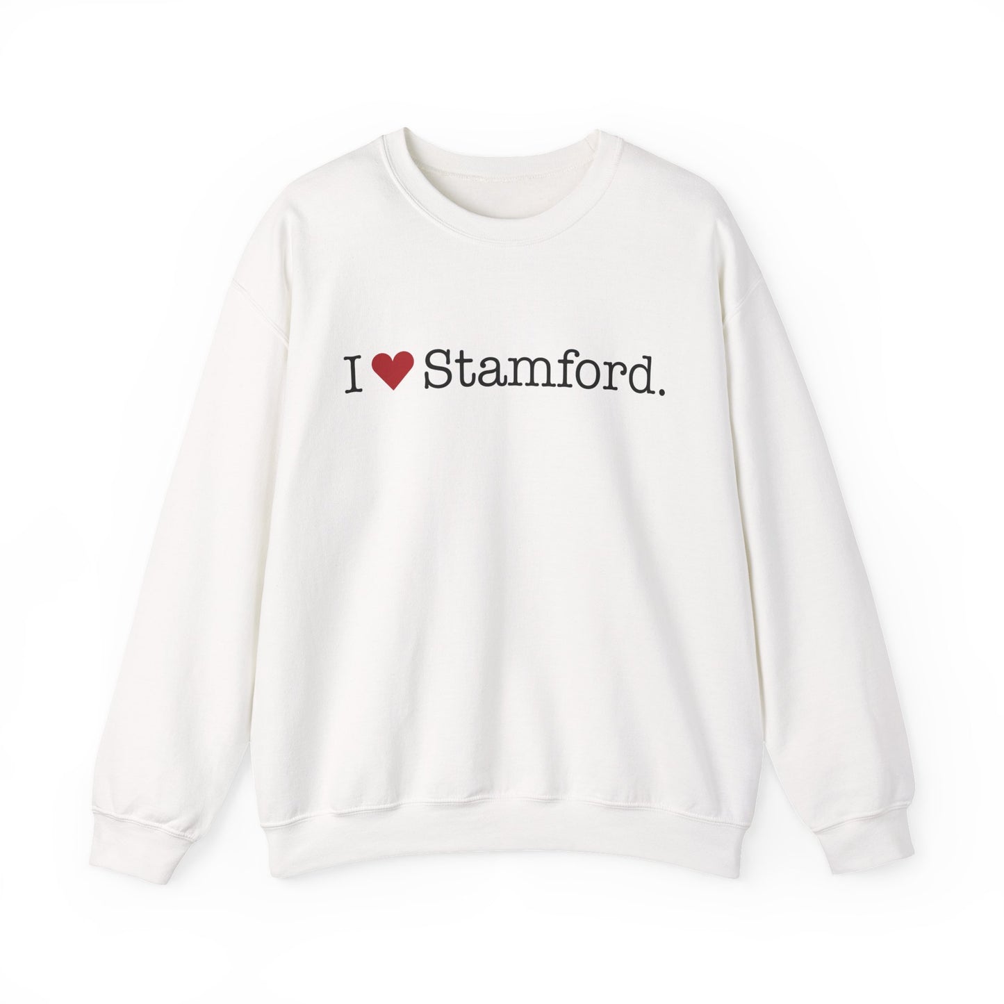 I Heart Stamford. Unisex Heavy Blend™ Crewneck Sweatshirt