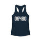 06480 Portland CT Zip Code Women's Ideal Racerback Tank Top