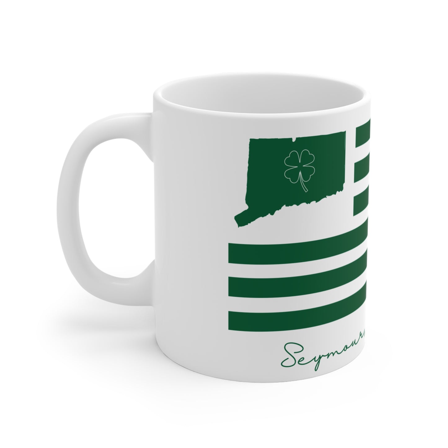 Seymour Connecticut St. Patrick’s Day Flag Mug 11oz