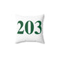 203 Spun Polyester Square Pillow Lucky Green – St. Patrick’s Day