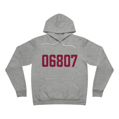 06807 - Greenwich Connecticut Zip Code Unisex Sponge Fleece Pullover Hoodie