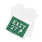 Vintage Exit 27 Merritt Parkway Sign Unisex Jersey Short Sleeve T-Shirt
