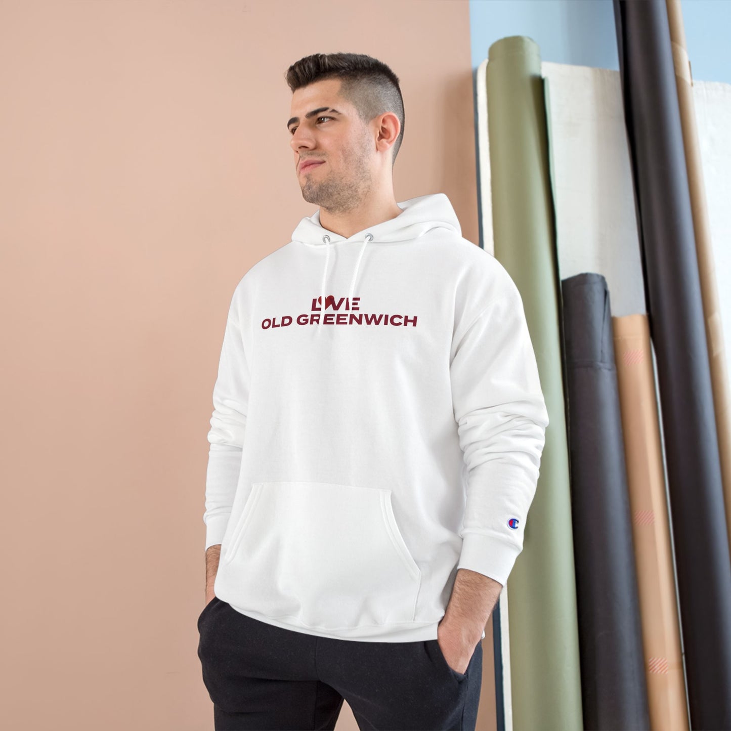 Love Old Greenwich Champion Hoodie