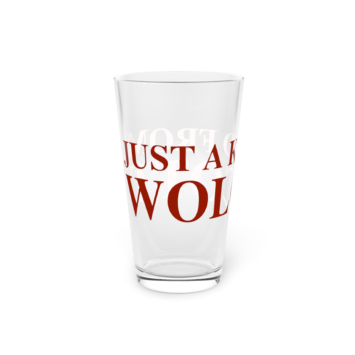 Just a kid from Wolcott Pint Glass, 16oz