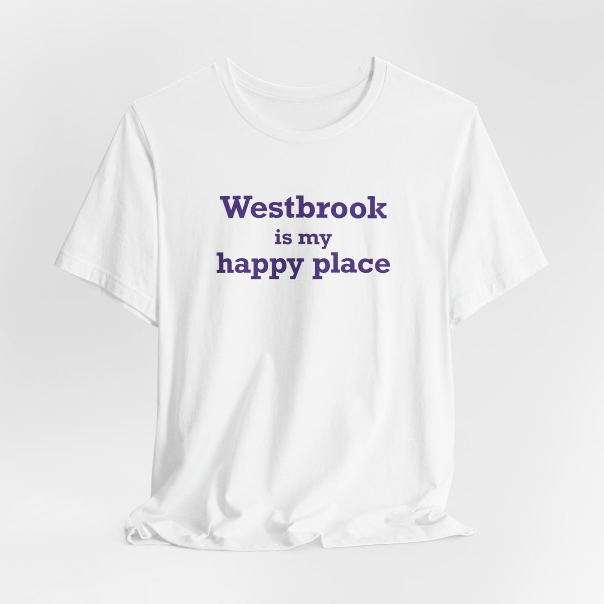 Westbrook is My Happy Place Unisex Jersey Short Sleeve T-Shirt
