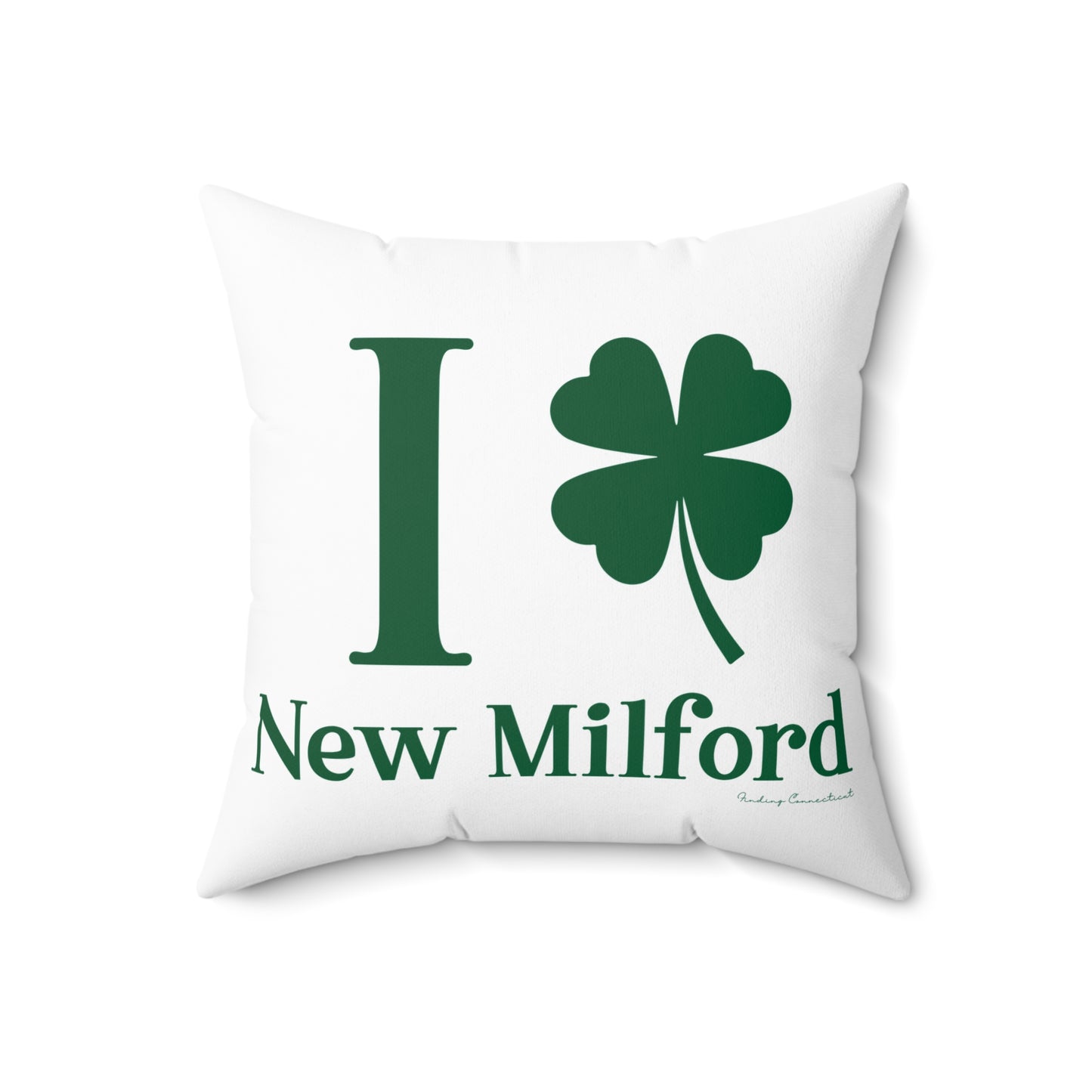 I Clover New Milford Spun Polyester Square Pillow