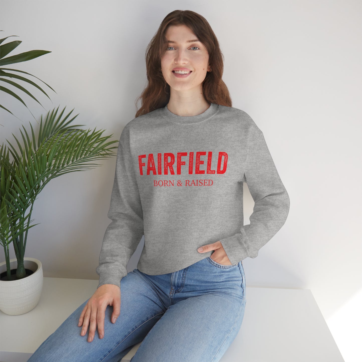 Fairfield Born & Raised Unisex Heavy Blend™ Crewneck Sweatshirt