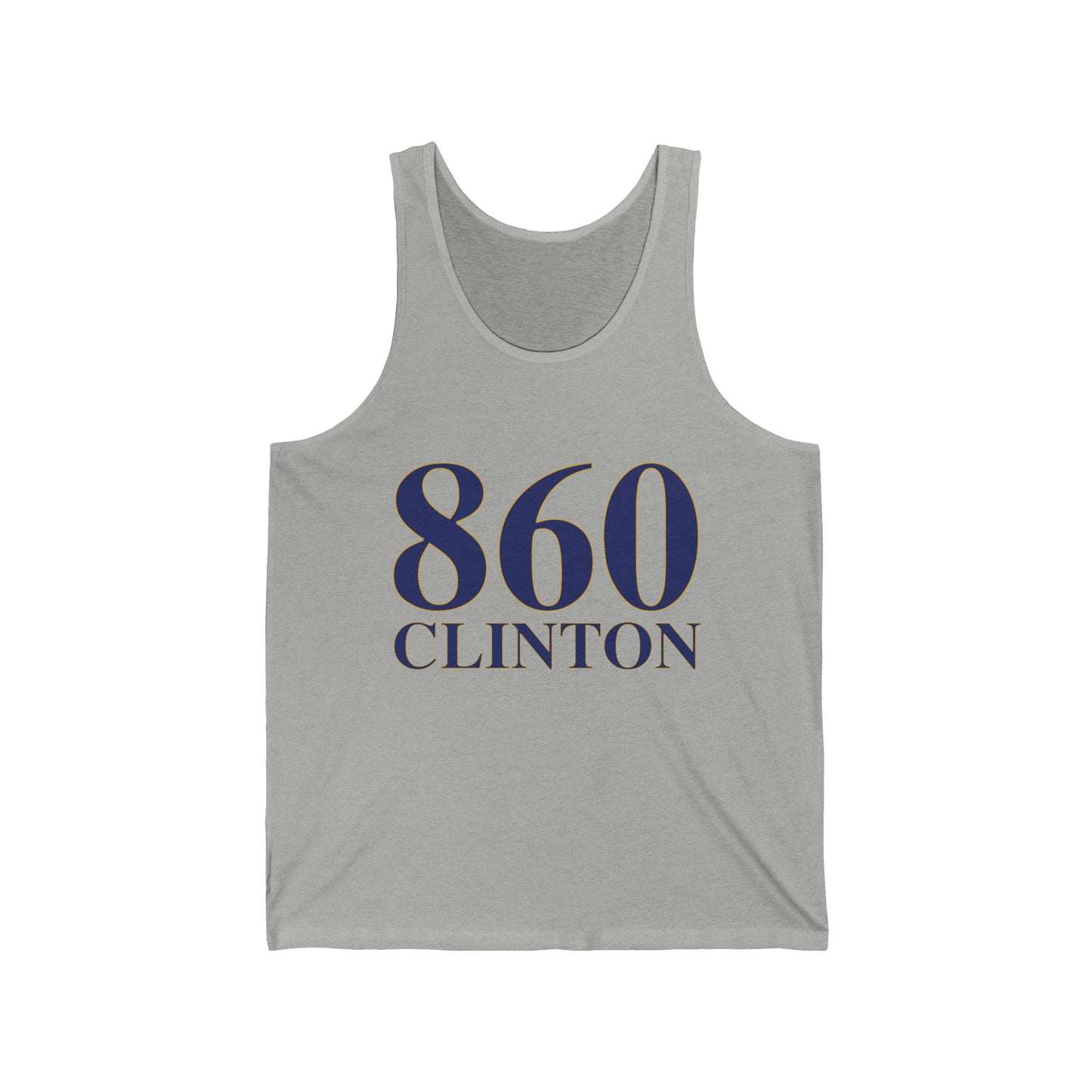 860 Clinton Unisex Jersey Tank