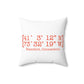 Stamford Coordinates Spun Polyester Square Pillow