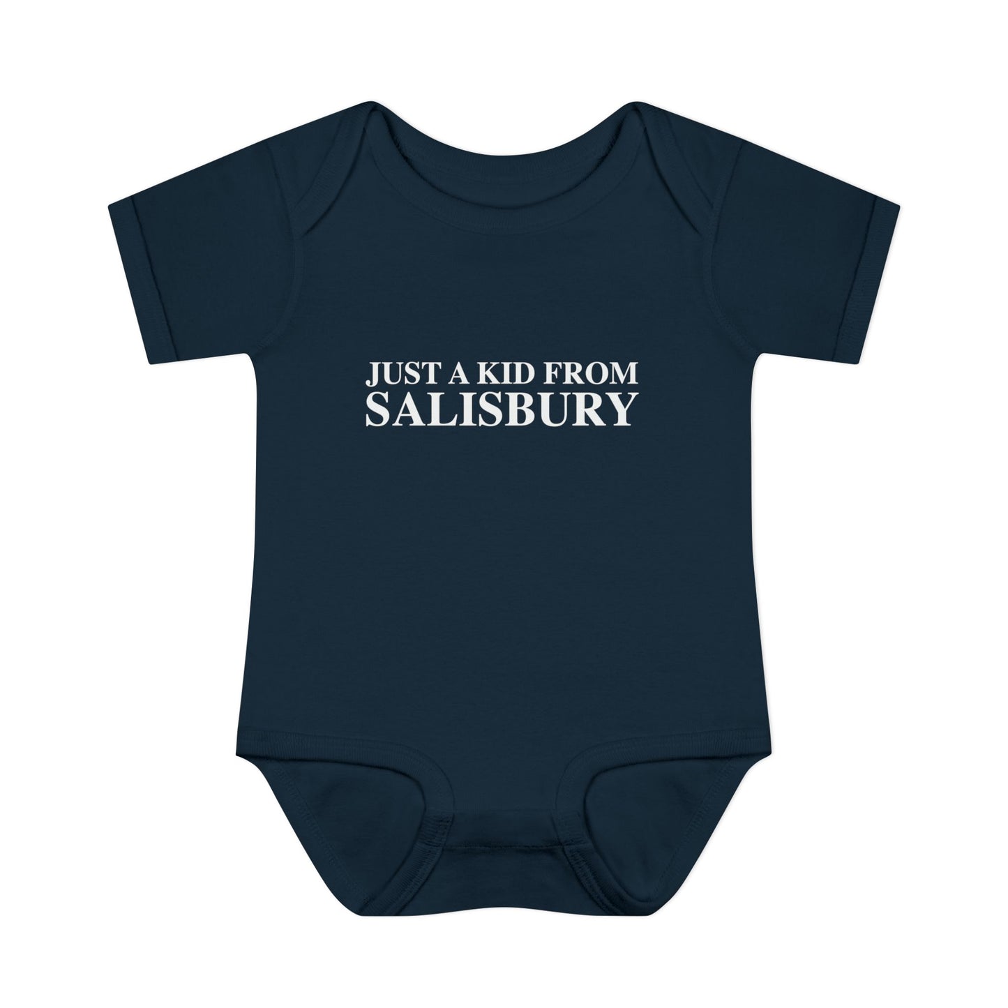 Just a kid from Salisbury Infant Baby Rib Bodysuit