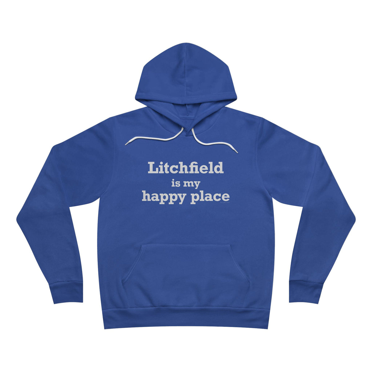 Litchfield Is My Happy Place Unisex Sponge Fleece Pullover Hoodie