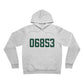 06853 Norwalk Connecticut Zip Code Unisex Sponge Fleece Pullover Hoodie Sweatshirt