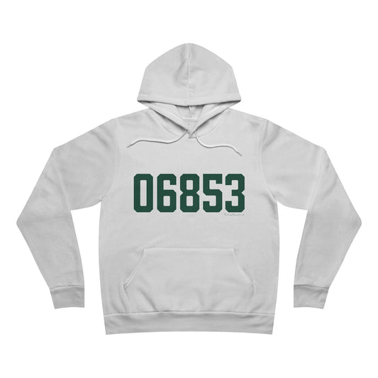 06853 Norwalk Connecticut Zip Code Unisex Sponge Fleece Pullover Hoodie Sweatshirt