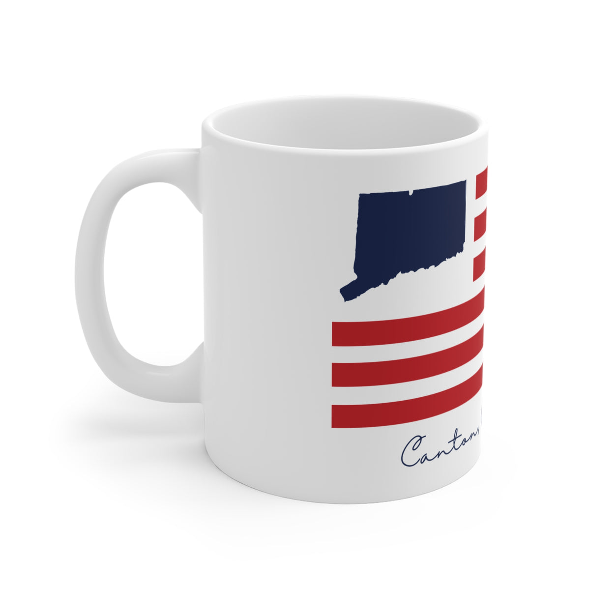 Canton Connecticut Flag Mug 11oz