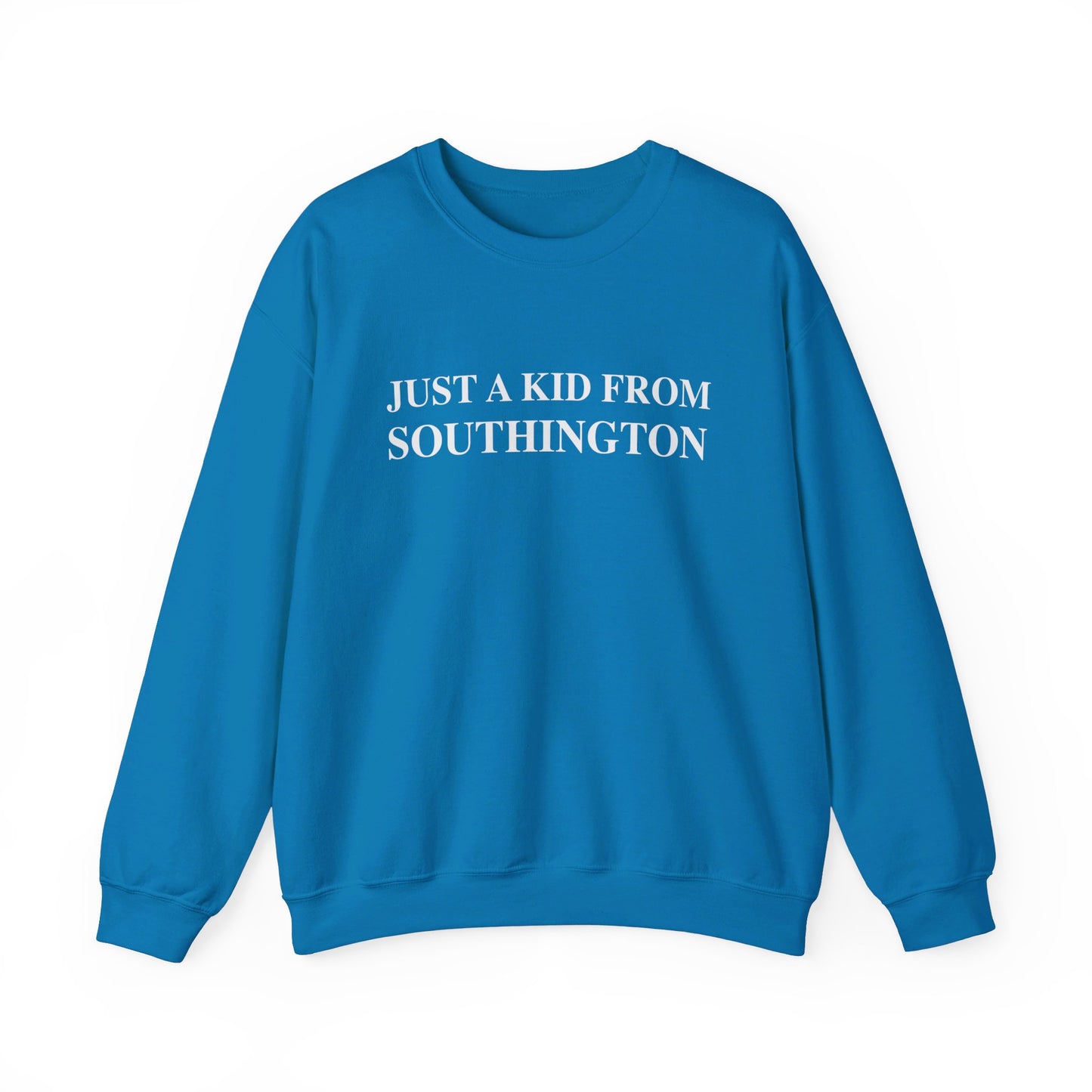 Just a kid from SouthingtonUnisex Heavy Blend™ Crewneck Sweatshirt