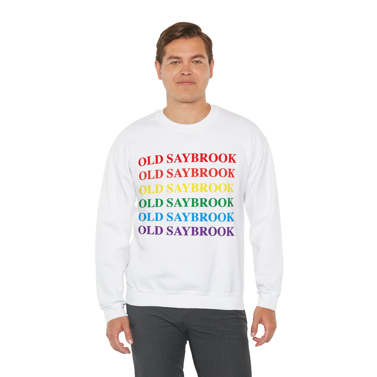 Old Saybrook Pride Unisex Heavy Blend™ Crewneck Sweatshirt