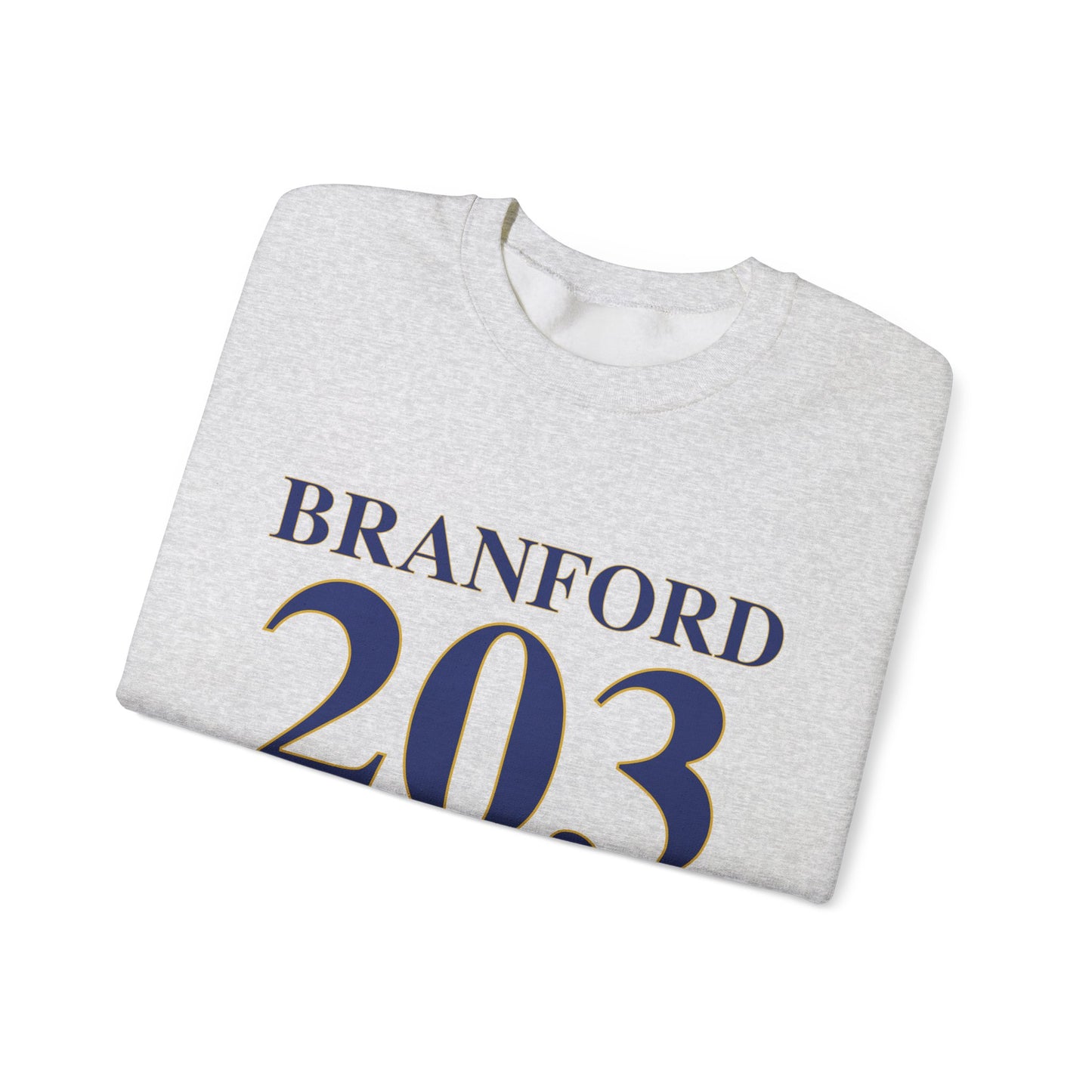 Branford 203 Connecticut Unisex Heavy Blend™ Crewneck Sweatshirt