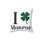 I Clover Monroe  Spun Polyester Square Pillow