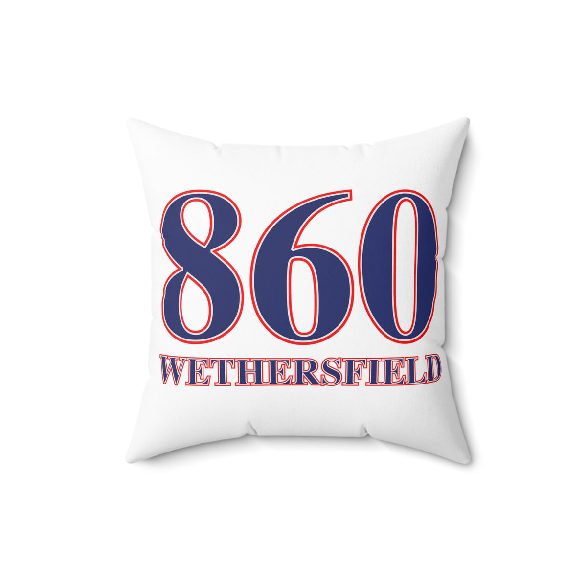 860 Wethersfield Red, White & Blue Spun Polyester Square Pillow