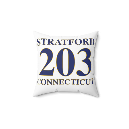 Stratford 203 Connecticut  Spun Polyester Square Pillow
