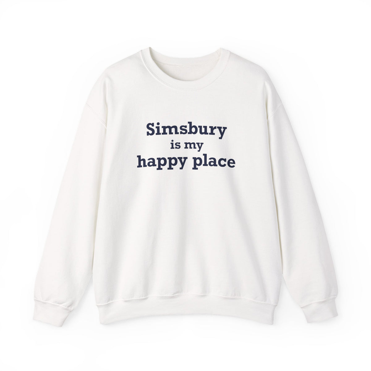 Simsbury is My Happy Place Heavy Blend™ Crewneck Sweatshirt