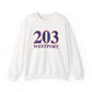 203 Westport Red White & Blue Unisex Heavy Blend™ Crewneck Sweatshirt