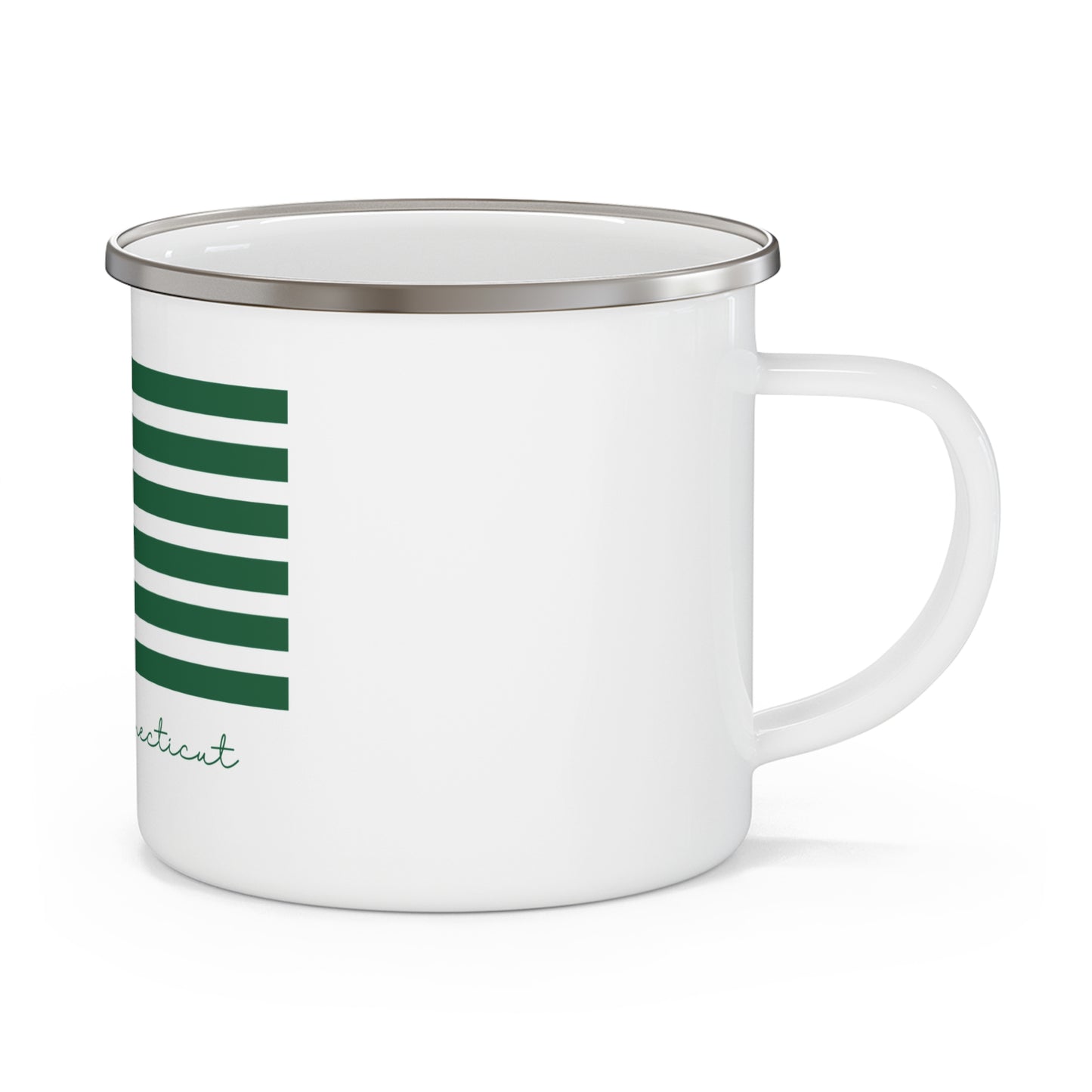 Trumbull Connecticut St Patrick’s Day Flag Enamel Camping Mug